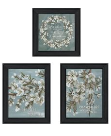 Trendy Decor 4U "Pray More, Worry Less" Framed Wall Art for Living Room, Wall Art Print for Home Decor, Bedroom Wall Art by Cindy Jacobs