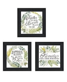 Trendy Decor 4U "Together Is Our Favorite Place to Be!" Framed Wall Art for Living Room, Wall Art Print for Home Decor, Bedroom Wall Art by Deb Strain