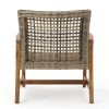 HAMPTON WOOD + WICKER CLUB CHAIR