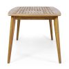 ACACIA WOOD DINING TABLE