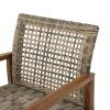 HAMPTON WOOD + WICKER CLUB CHAIR