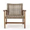 HAMPTON WOOD + WICKER CLUB CHAIR