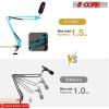 5 Core Mic Arm Adjustable Boom Microphone Stand Desk Mount Heavy Duty Brazo Para Microfono for Condenser Dynamic Mics - MS ARM BLU