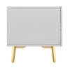 Modern TV Stand with 5 Champagne legs - Durable, stylish, spacious, versatile storage TVS up to 77"